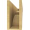 Ekena Millwork 6"W x 36"D x 12"H Thin Monterey Rough Cedar Woodgrain TimberThane Corbel, Primed Tan CORUR06X36X12MONRCPR - alternate 2